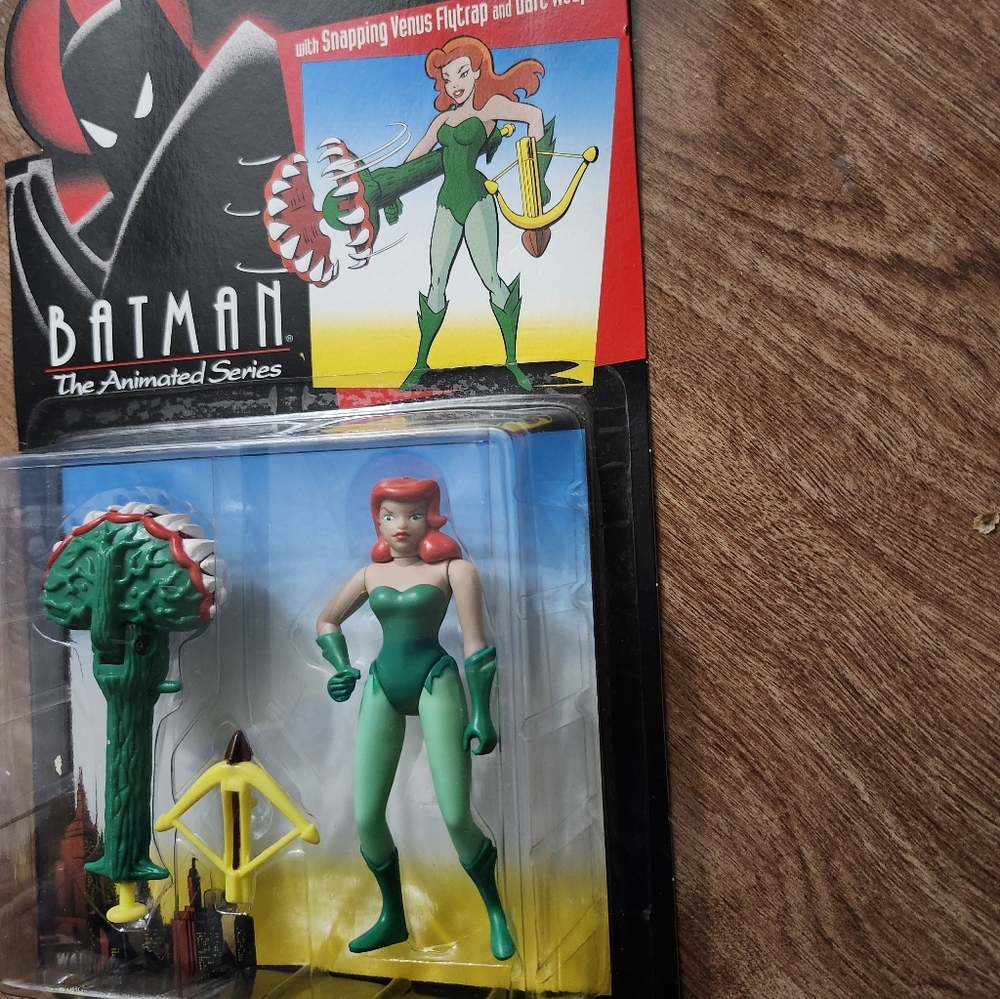 1993 Batman The Animated Series Poison Ivy Action Figure Kenner - Picture 4 of 9